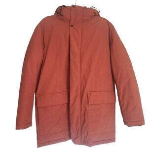 GAP Recycled Parka in Rust Size: XS